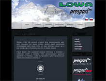 Tablet Screenshot of lowa.cz